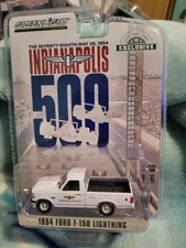 Greenlight 94 FORD F-150 LIGHTNING INDY 500 White Last One 