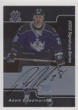 2001-02 ITG Be A Player Signature Series Auto Adam Deadmarsh #025 Auto 0m0
