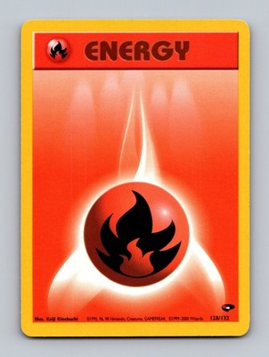 Gym Heroes Pokémon TCG Fire Energy 128/132