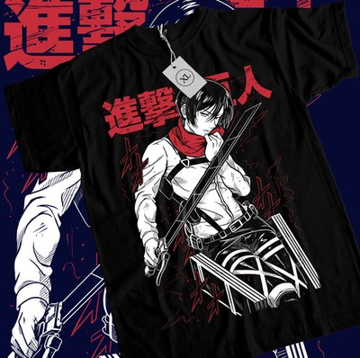 Mikasa T-shirt Attack On Titan Shirt Shingeki No Kyojin Anime