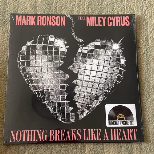 Mark Ronson ft Miley Cyrus - Nothing Breaks Like A Heart - NEW 12" RSD OOP 2019