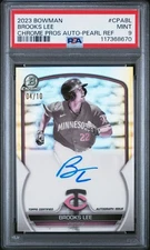 2023 Bowman Brooks Lee Chrome Pros Auto Pearl Refractor #CPABL PSA 9 MINT