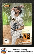 Yu Darvish 2021 Stadium Club #VR-24 Virtual Reality Orange #/50 San Diego Padres