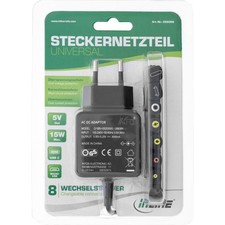 26608N InLine Universal Steckernetzteil 5V/15W mit 8 Wechselsteckern Micro-U D