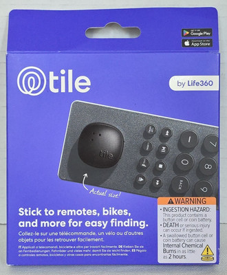 Tile by Life360 - Life360 Tile Sticker Small Bluetooth Tracker