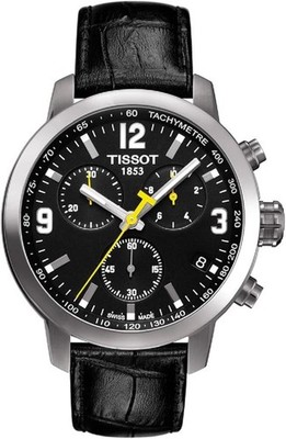 TISSOT HERRENUHR PRC 200 T055.417.16.057.00 SCHWARZES ZIFFERBLATT - GARANTIE ...