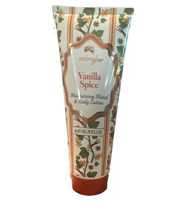 amberglow Vanilla Hand & Body Moisturizing Lotion, Daily Use, 8 fl oz +1.69 floz