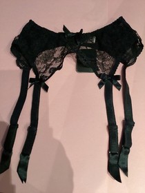 Agent Provocateur Black Lace 'Love' Suspender Size 3/10 RRP &pound;95. BNWT