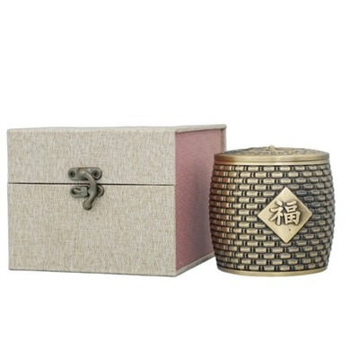 Deko Asche Empfänger Messing Aschenbecher leicht zu reinigen für den täglichen Gebrauch