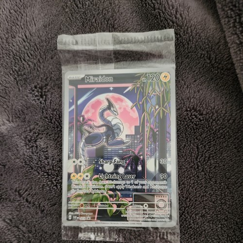 Pokemom Miraidon (SEALED) Brand New 013 Sv: Scarlet & Violet Promo Cards 