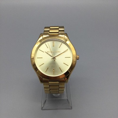 MICHAEL KORS 時計 Michael Kors Runway Womens Watch 41mm Gold Tone MK-3179 New