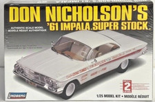 Don Nicholsons 1961 Impala Super Stock 125 Model Kit Lindberg
