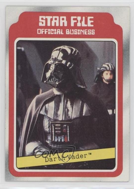 1980 Topps Star Wars: The Empire Strikes Back Star File Darth Vader #10 2u3