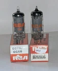 2- Vintage NOS NIB RCA 6GGY6/6GX6 Amplifier Radio Audio Vacuum Tubes