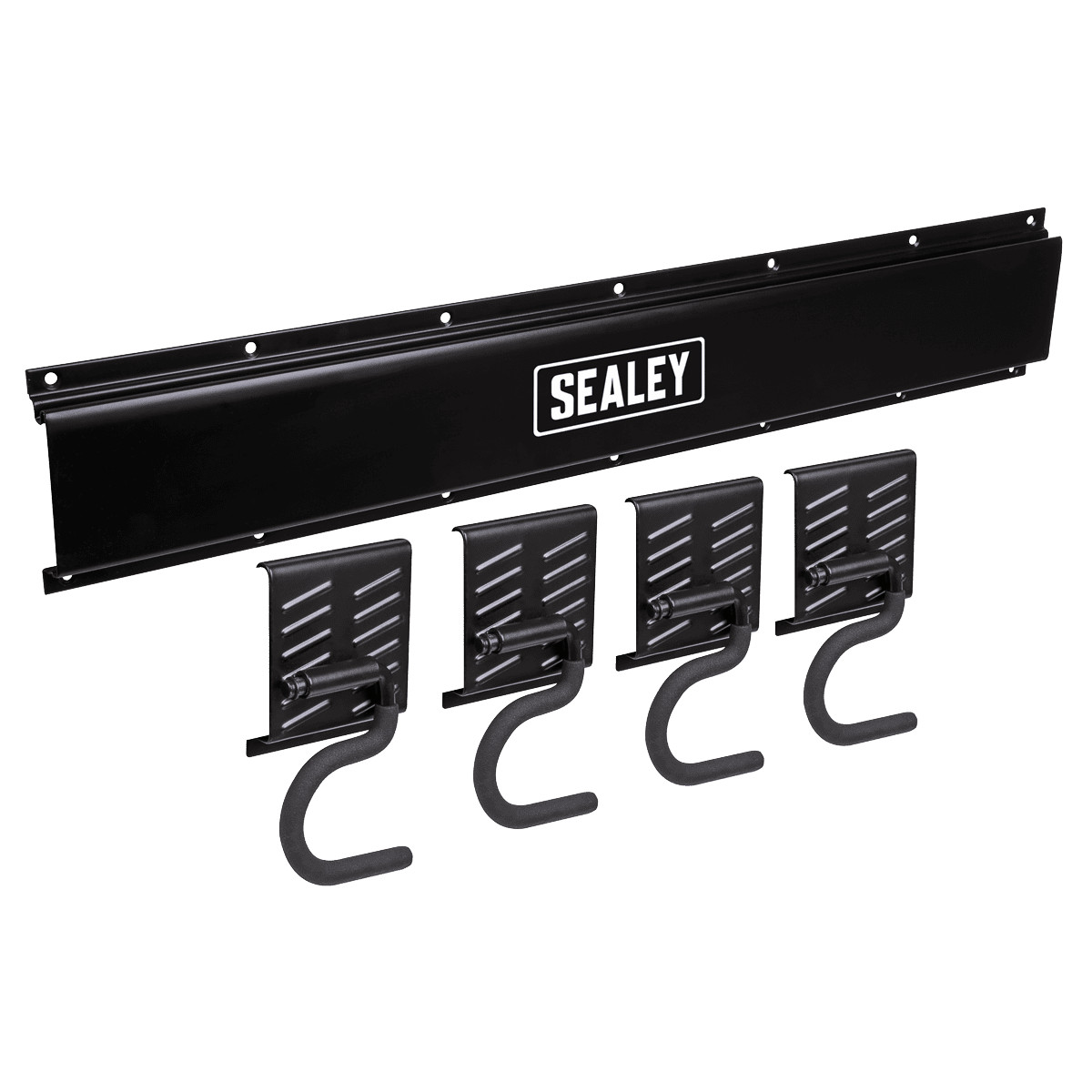 Sealey APHKIT5 4 Hook Storage Rail Wall Mounting