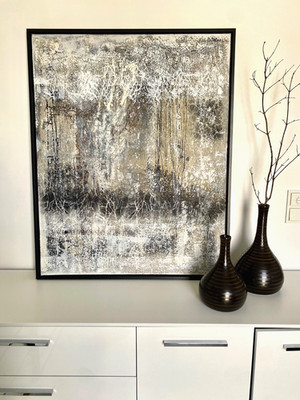 Wabi Sabi Painting Gemälde Abstrakt Unikat Kunst Original handgemalt Struktur