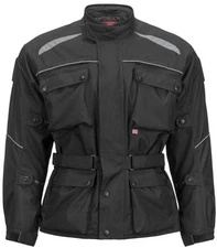 Noru Bosui Mens Motorcycle Adventure Jacket Black