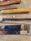 Lot Of Mixed Vintage Antique Kitchen Knives Diff. Makers Sheffield, Burns, Etc — photo 3
