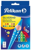 Pelikan Dreikant-Buntstifte Silverino Dick 12Er Kartonetui
