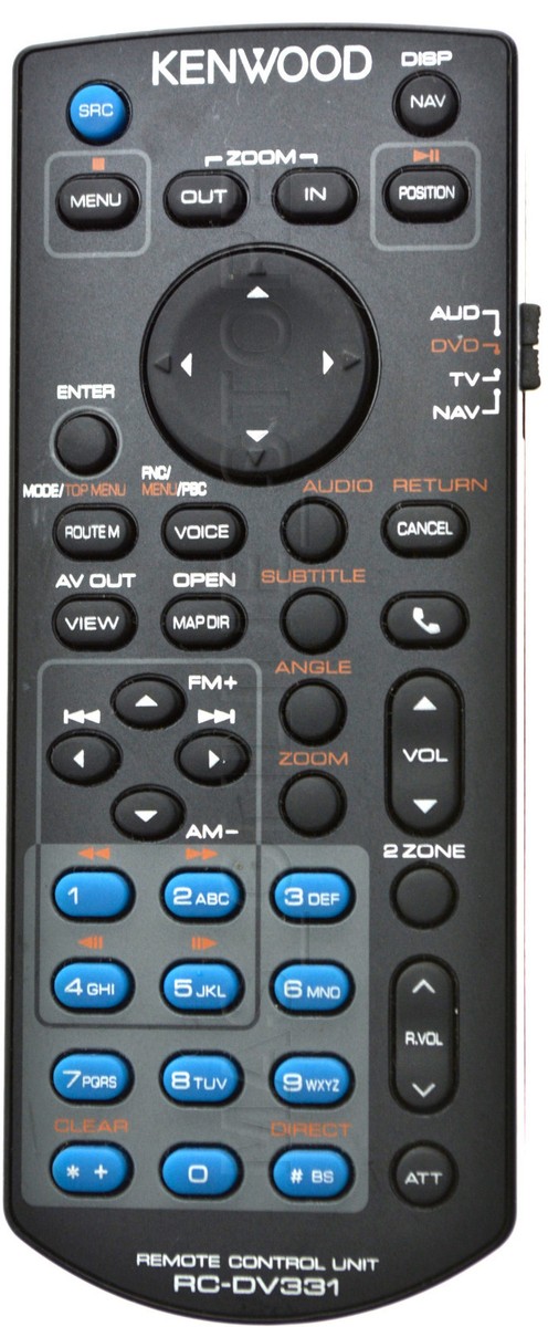Kenwood Original Remote Control | For DDX57S DDX5707S DDX9707S