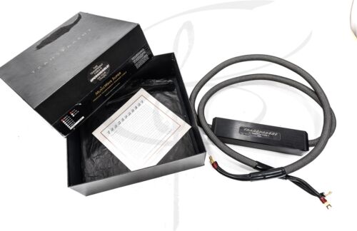 One Transparent Super MMS8 Speaker Cable 8ft Single Interconnect Spade