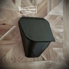 Urinal with Hinged Lid -  Proprietary Anti-Splash Design, Wall-Mounted