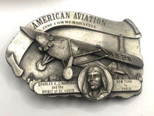 1986 Commemorative American Aviation Limited Edition Numbered Belt Buckle