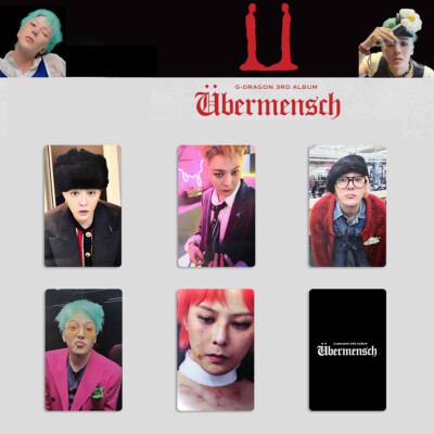 G-DRAGON 3rd Album Übermensch トレカ G-DRAGON 3rd Album Übermensch トレカ Kpop G-Dragon 3rd Album