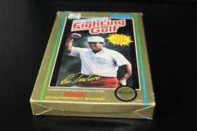 NES Nintendo Lee Trevino's Fighting Golf Complete w Box CIB Tested Authentic RAR