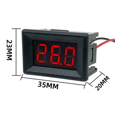Mini DC2.5 30V LED Panel Volt Voltage Meter 3 Digital Voltmeter NEW Display.