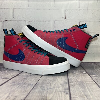 Nike SB Zoom Blazer Mid PRM Pink Blue Shoes DC8903-600 Men s Size 7.5, Women s 9