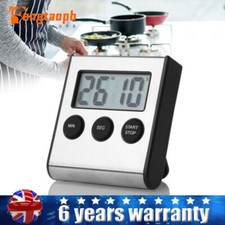 Digital Kitchen Timer Magnetic Cooking LCD Large Count Down Clear Alarm Egg NEW
