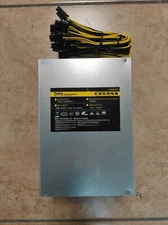 PRNTO 1600W Modular Power Supply Crypto Mining Rig ETH BTC LTC NEW!!!