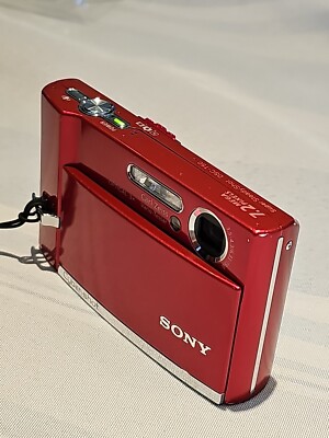 Sony CyberShot DSC-T50-RED-7.2 MP-Digital Camera-memory Card