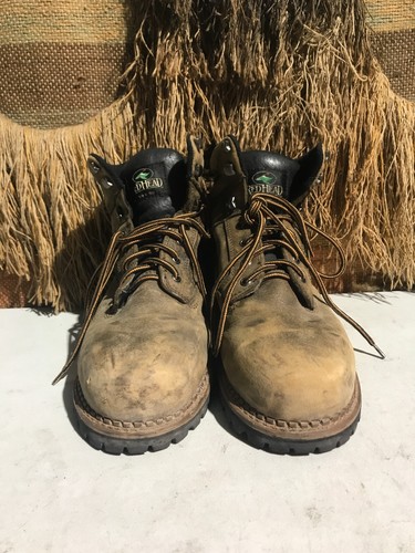 Red Head Brown Leather work Hiking Boot US Men Size 10.5 - Picture 3 of 9
