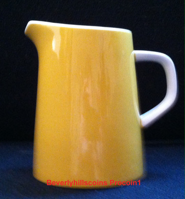 Mikasa Yellow Cera-Stone Creamer Japan 3997