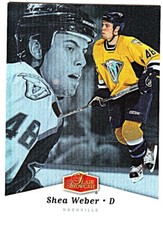2006-07 FLAIR SHOWCASE #59 SHEA WEBER (RC) Rookie Nashville Predator Hockey Card