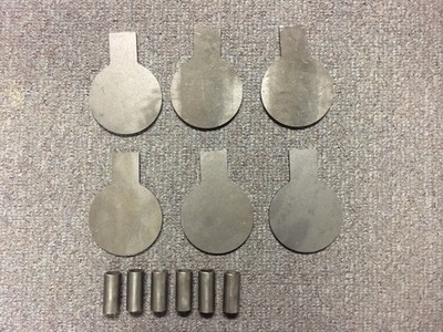 AR500 Steel Target Dueling Tree DIY Kit 4'' x 3/8'' Paddle with Tubes! USA MADE!!