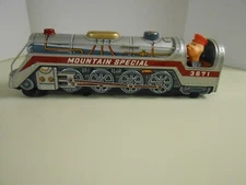 Vintage Working Tin Litho Mountain Special 3671 Toy Train by Modern Toys