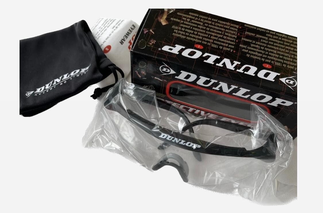 Dunlop Protective Eyewear New Boxed Black 624073 Squash