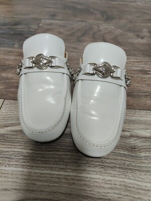 Toga Pulla White Classic Loafer Mules EU 39.5 US 8.5 