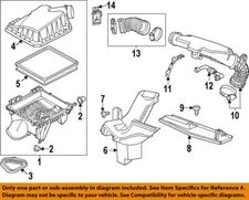 Chevrolet GM OEM 13-15 Malibu Air Intake-Inlet Duct Hose Tube 23114879