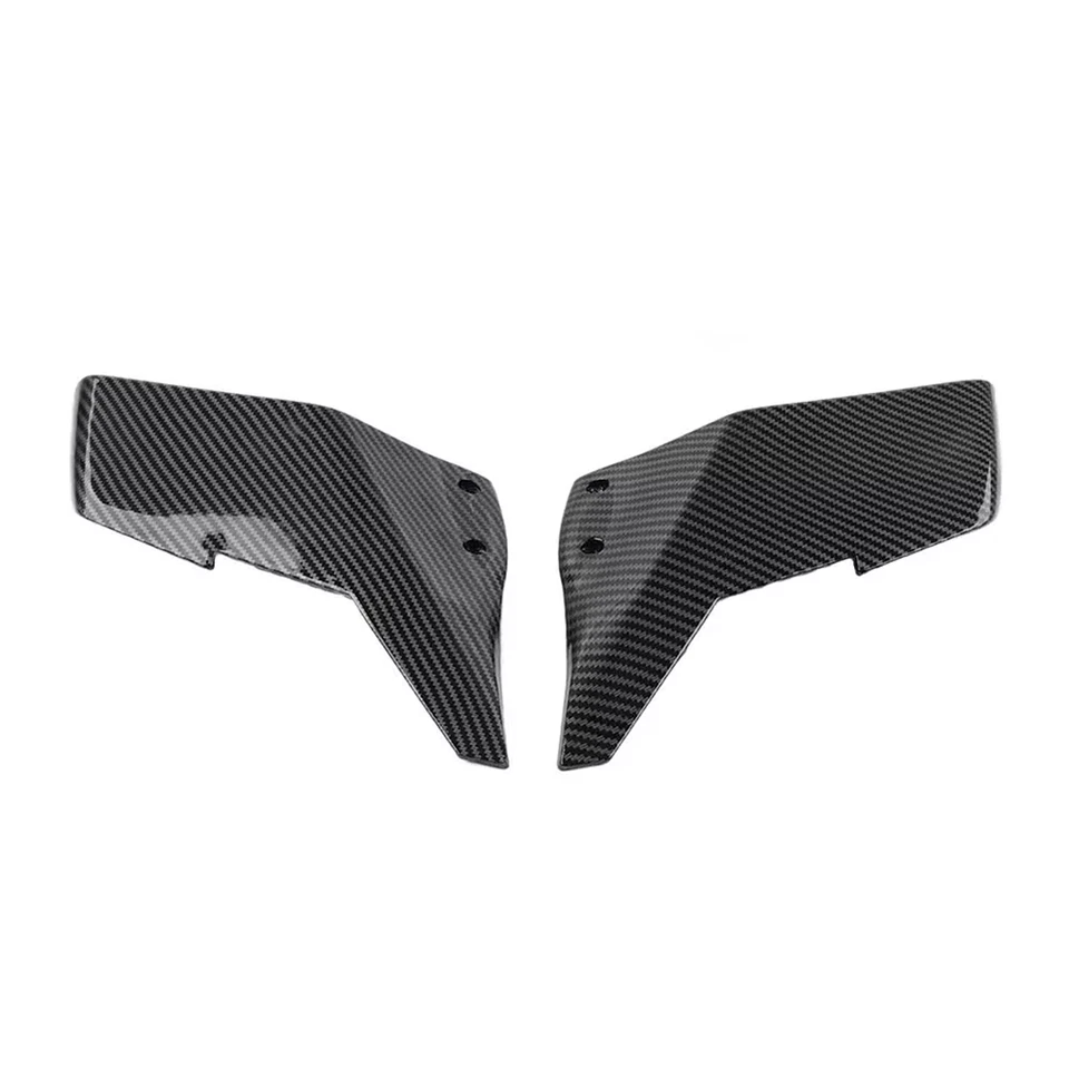 Upper Winglet Fairing Air Deflectors Carbon Fiber For Kawasaki Ninja H2 R 15-23 - Image 2 of 4