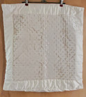 Jennifer Lopez Jlo euro pillow sham - cream velvet and silky combo - 26" x 26"