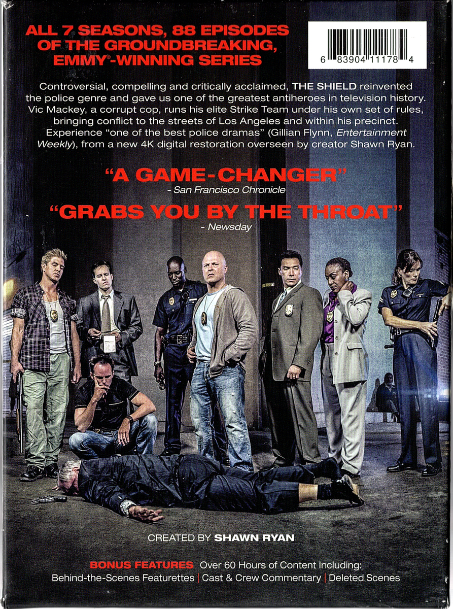 The Shield TV series on DVD; 3rd 1 FREE!Michael Chiklis, CCH