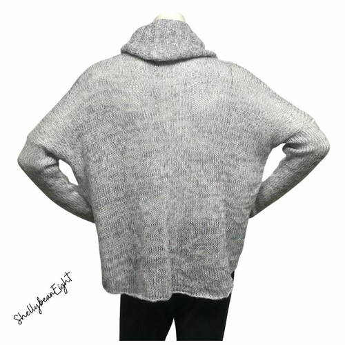 WOODEN SHIPS Anthropologie Sundance MARLED Cable COWLNeck SLOUCHY Sweater XS S M - Picture 9 of 12