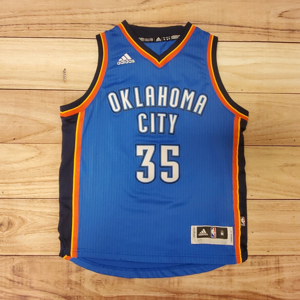 Youth Oklahoma City Thunder Kevin Durant Blue Swingman Basketball Jersey