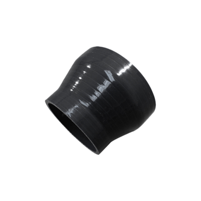 CXRacing 4-inch To 3-inch Black Straight Silicon Reducer Coupler Hose - 3 Inches Long