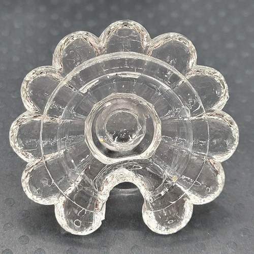 Heisey Glass Mini Crystolite Ribbed Salt Cellar Condiment Mustard Jar NO SPOON - Picture 12 of 23