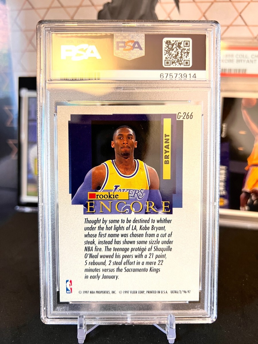 レア【PSA8】 1997 Ultra Gold Medallion Kobe Kobe Bryant Rookie Card 1996-97 Ultra Gold Medallion #G52